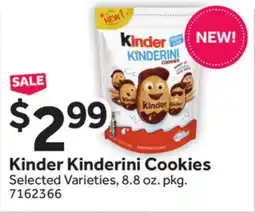 Stop&Shop Kinder Kinderini Cookies offer