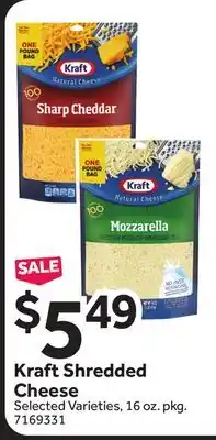 Stop&Shop Kraft Shredded Cheese offer