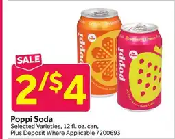Stop&Shop Poppi Soda offer