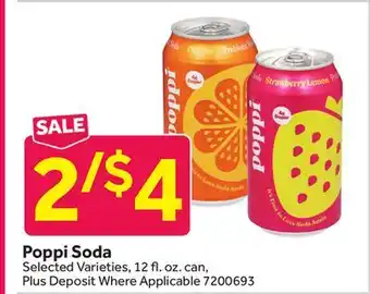 Stop&Shop Poppi Soda offer
