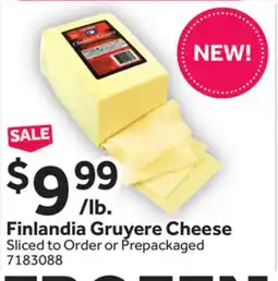 Stop&Shop Finlandia Gruyere Cheese offer