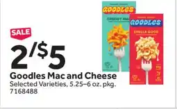 Stop&Shop Goodles Mac and Cheese offer