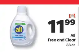 Weis Markets All Free and Clear offer