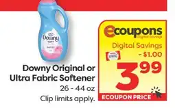 Weis Markets Downy Original or Ultra Fabric Softener offer