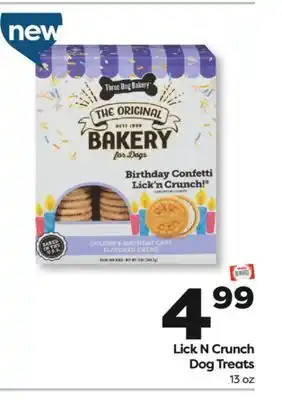 Weis Markets Lick N Crunch Dog Treats offer