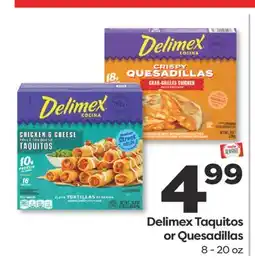 Weis Markets Delimex Taquitos or Quesadillas offer