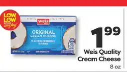 Weis Markets Weis Quality Cream Cheese offer
