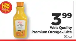 Weis Markets Weis Quality Premium Orange Juice offer