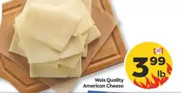Weis Markets Weis Quality American Cheese offer