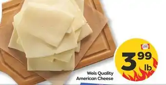 Weis Markets Weis Quality American Cheese offer