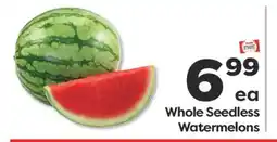 Weis Markets Whole Seedless Watermelons offer