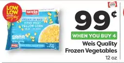 Weis Markets Weis Quality Frozen Vegetables offer