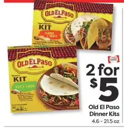 Weis Markets Old El Paso Dinner Kits offer