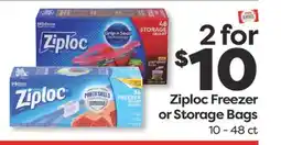 Weis Markets Ziploc Freezer or Storage Bags offer