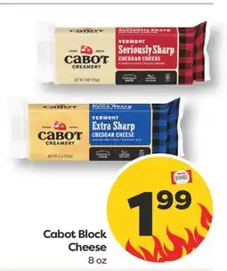 Weis Markets Cabot Block Cheese offer