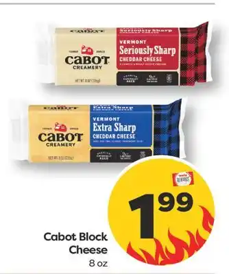 Weis Markets Cabot Block Cheese offer