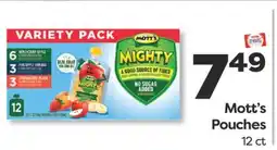 Weis Markets Mott's Pouches offer