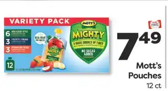 Weis Markets Mott's Pouches offer