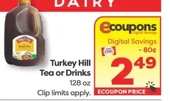 Weis Markets Turkey Hill Tea or Drinks offer
