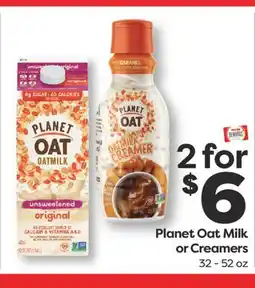Weis Markets Planet Oat Milk or Creamers offer