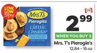 Weis Markets Mrs. T's Pierogie's offer