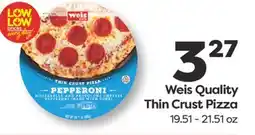 Weis Markets Weis Quality Thin Crust Pizza offer