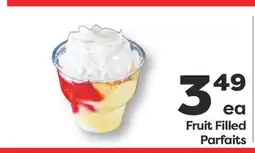 Weis Markets Fruit Filled Parfaits offer