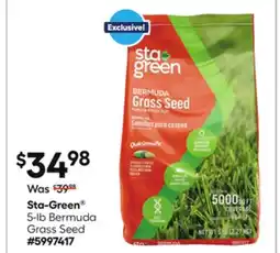 Lowe's 5-lb Bermuda Grass Seed offer