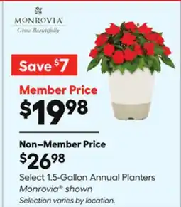 Lowe's 1.5-Gallon Annual Planters offer