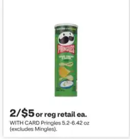 CVS Pringles 5.2-6.42 oz offer