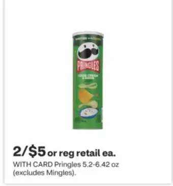 CVS Pringles 5.2-6.42 oz offer