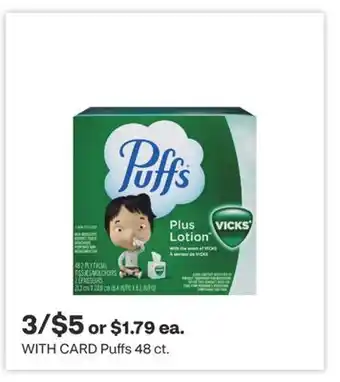 CVS Puffs 48 ct offer