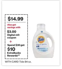 CVS Tide 84 oz offer