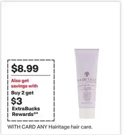 CVS ANY Hairitage hair care offer