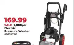 Runnings Black Diamond 2,000psi Electric Pressure Washer offer