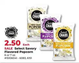 Runnings Sweet Chaos Select Savory Flavored Popcorn offer