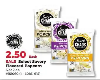Runnings Sweet Chaos Select Savory Flavored Popcorn offer
