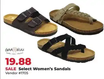 Runnings Gaa Huu Select Women's Sandals offer