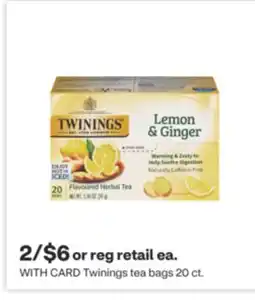 CVS Twinings tea bags 20 ct offer