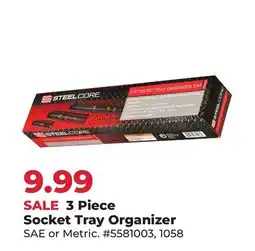 Runnings Steelcore 3 Piece Socket Tray Organizer offer