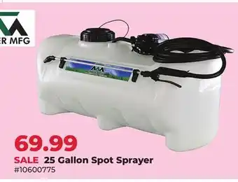 Runnings Master MFG 25 Gallon Spot Sprayer offer