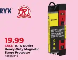 Runnings Electryx 15 5 Outlet Heavy-Duty Magnetic Surge Protector offer