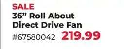 Runnings Black Diamond 36 Roll About Direct Drive Fan offer