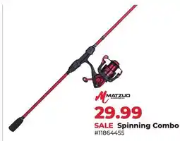 Runnings Matzuo Spinning Combo offer