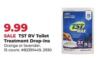 Runnings TST RV Toilet Treatment Drop-Ins offer