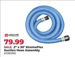 Runnings APACHE 2 x 20' XtremeFlex Suction Hose Assembly offer