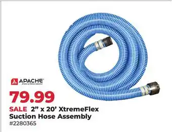 Runnings APACHE 2 x 20' XtremeFlex Suction Hose Assembly offer