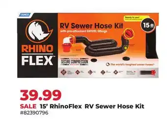 Runnings 15' RhinoFlex RV Sewer Hose Kit offer