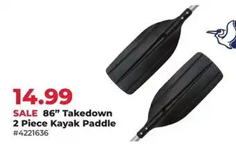 Runnings 86 Takedown 2 Piece Kayak Paddle offer