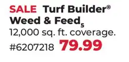Runnings Scotts Turf Builder Weed & Feed 5 offer